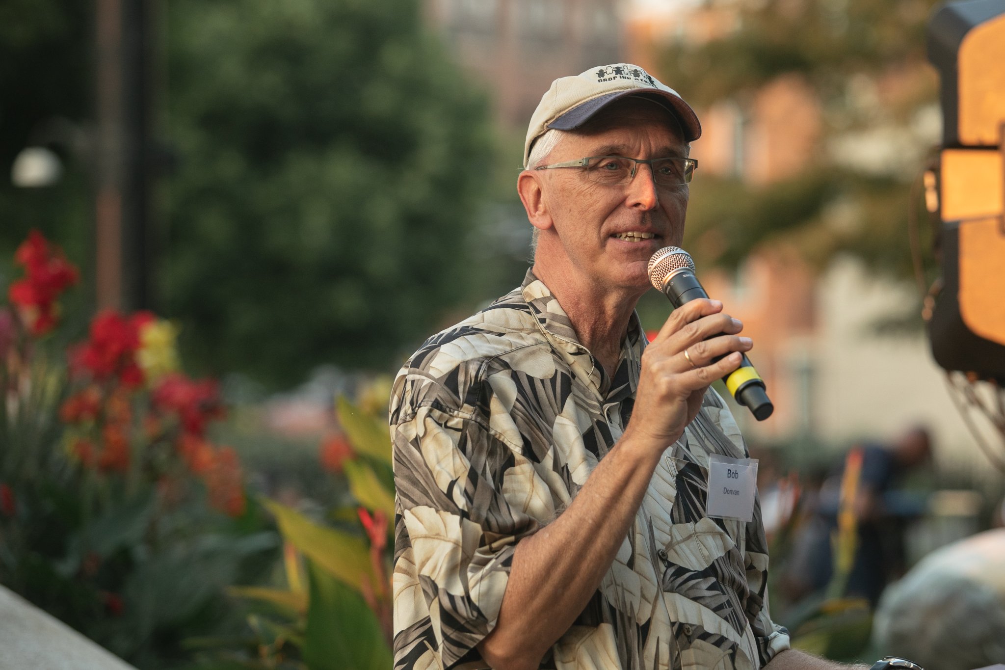 Bob giving invocation #3 at Walk Our Blocks