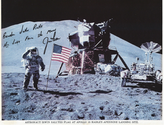 Archives Astronaut Irwin Signed Pic